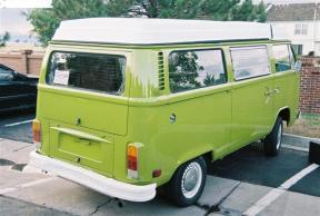 Green VW Camper