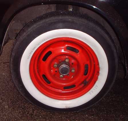 Lada with white wall tyres