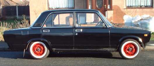 Black paint and whitewalls