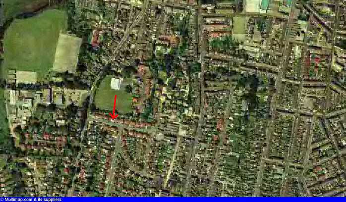 John's Lada viewed from space